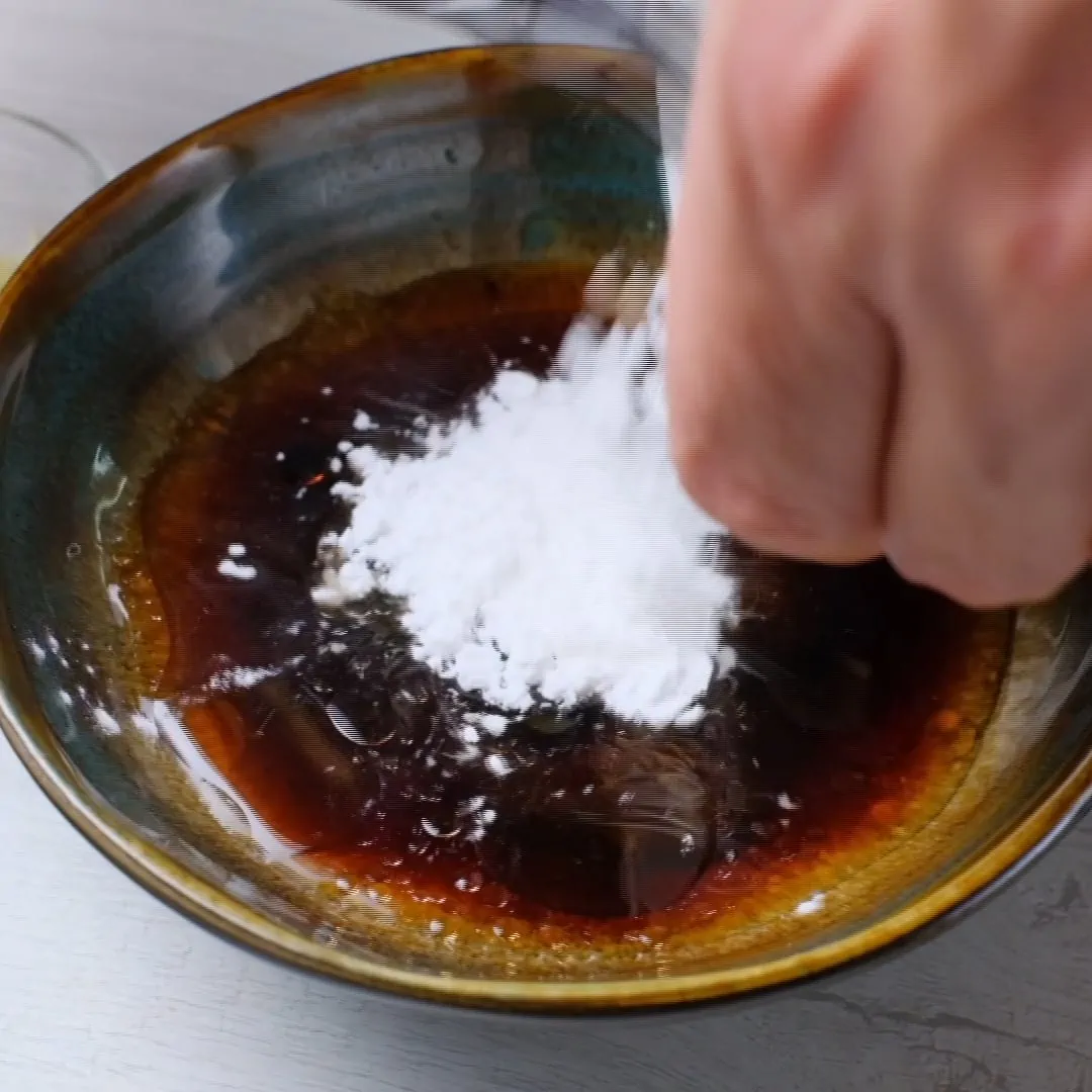 add Corn Starch to the bowl