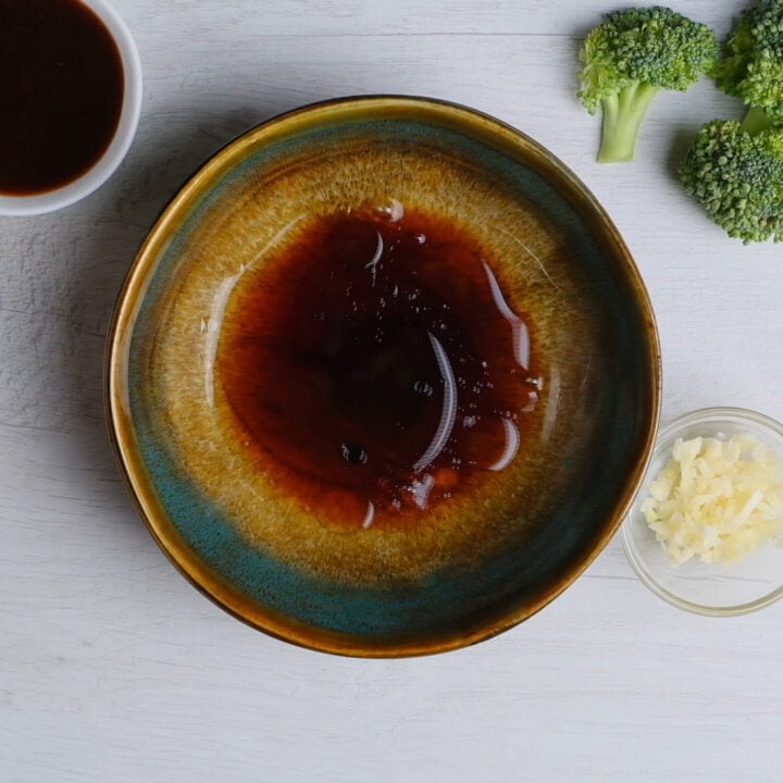 sauce mixture in a bowl
