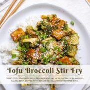 vegan Tofu Broccoli Stir Fry