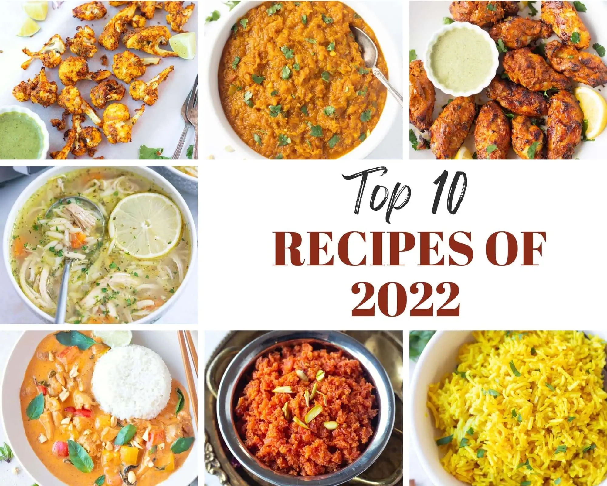 Top 10 recipes 2022