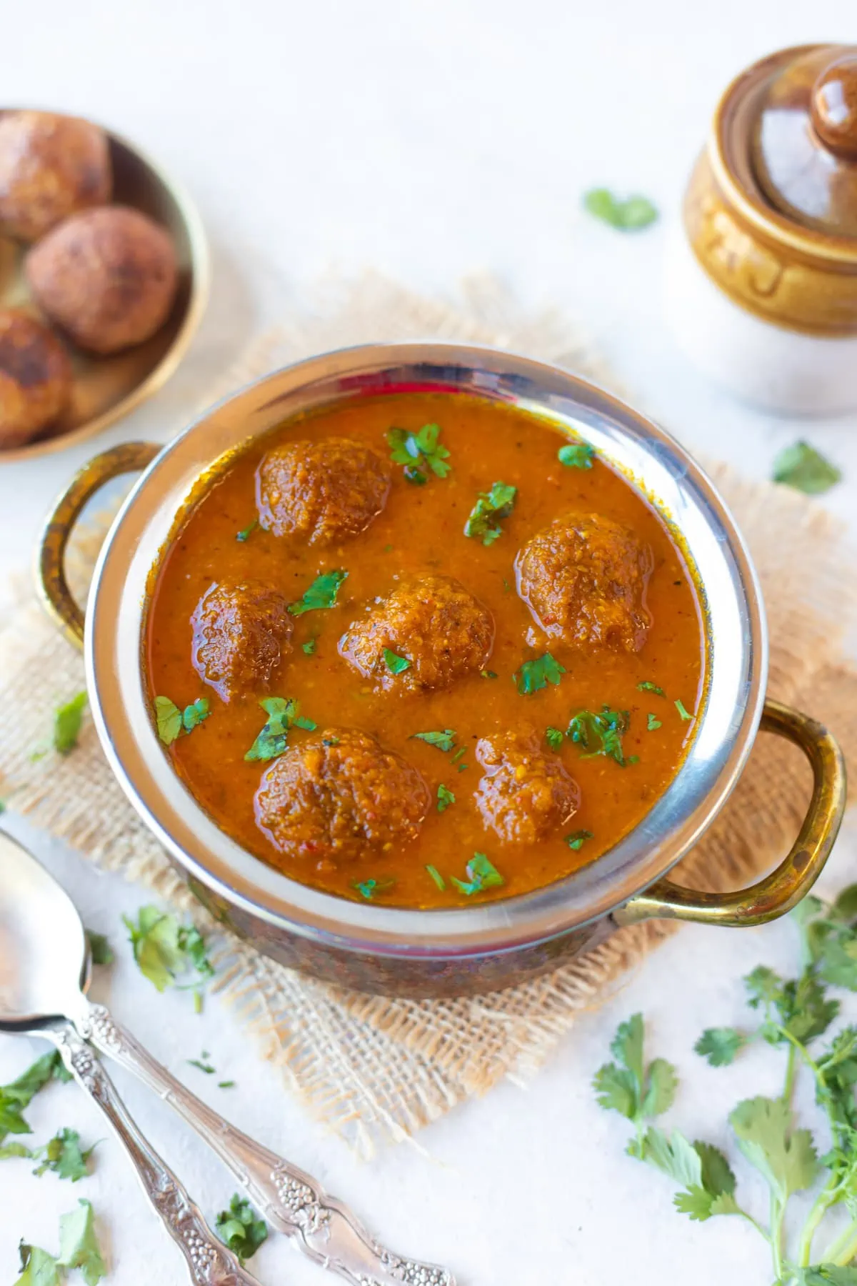 Kofta Curry in a seeing bowl