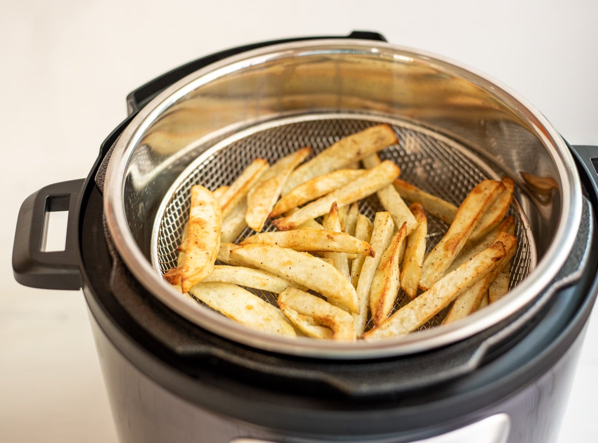 crispy French fries in the instant pot