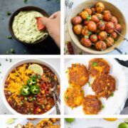 A collage of 35+ Amazing Super Bowl Recipes