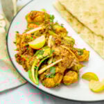 Chicken Karahi in a plate