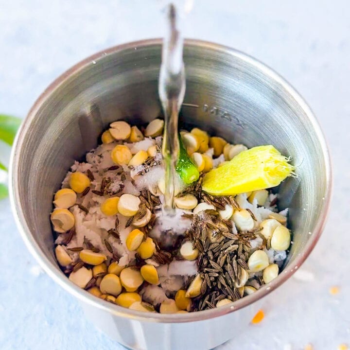 add water to blend