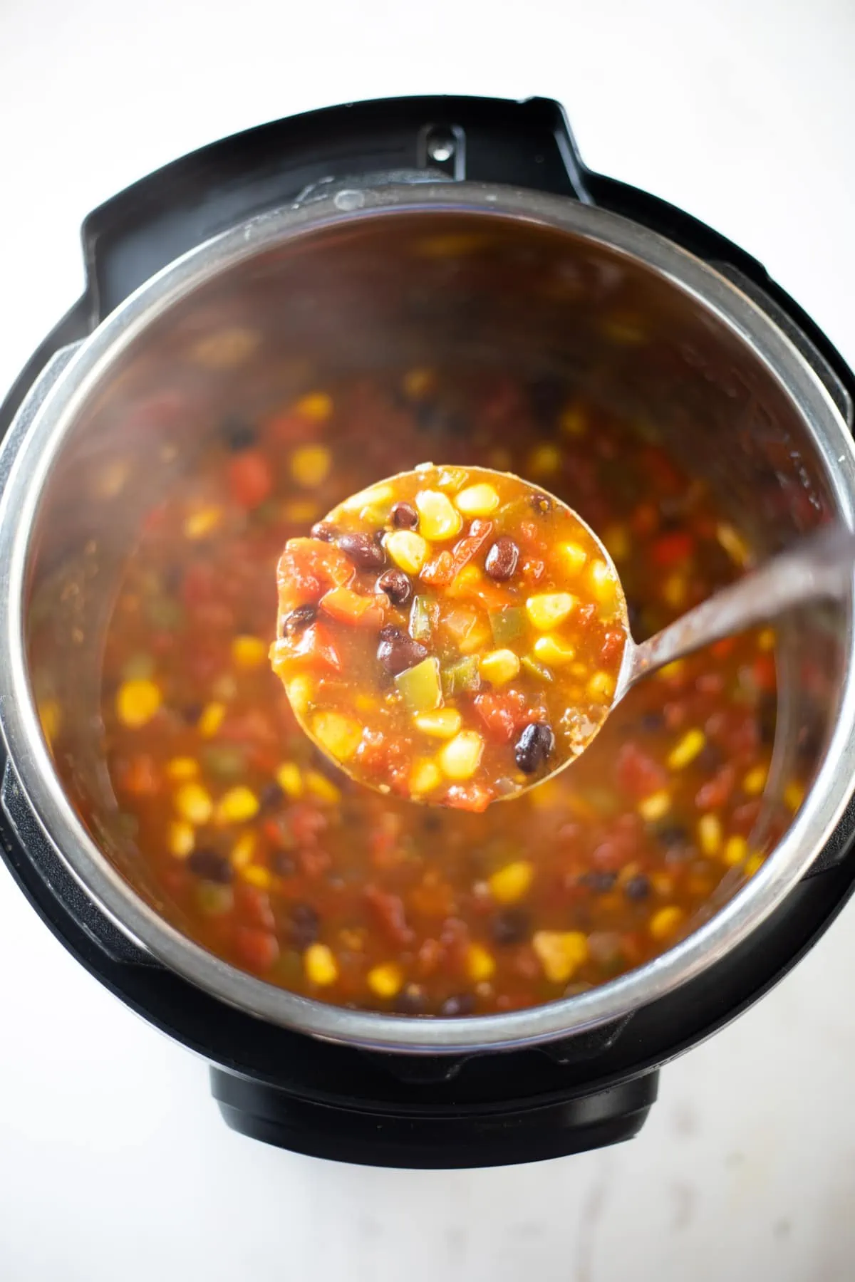 Vegetarian Taco Soup in the Instant Pot 