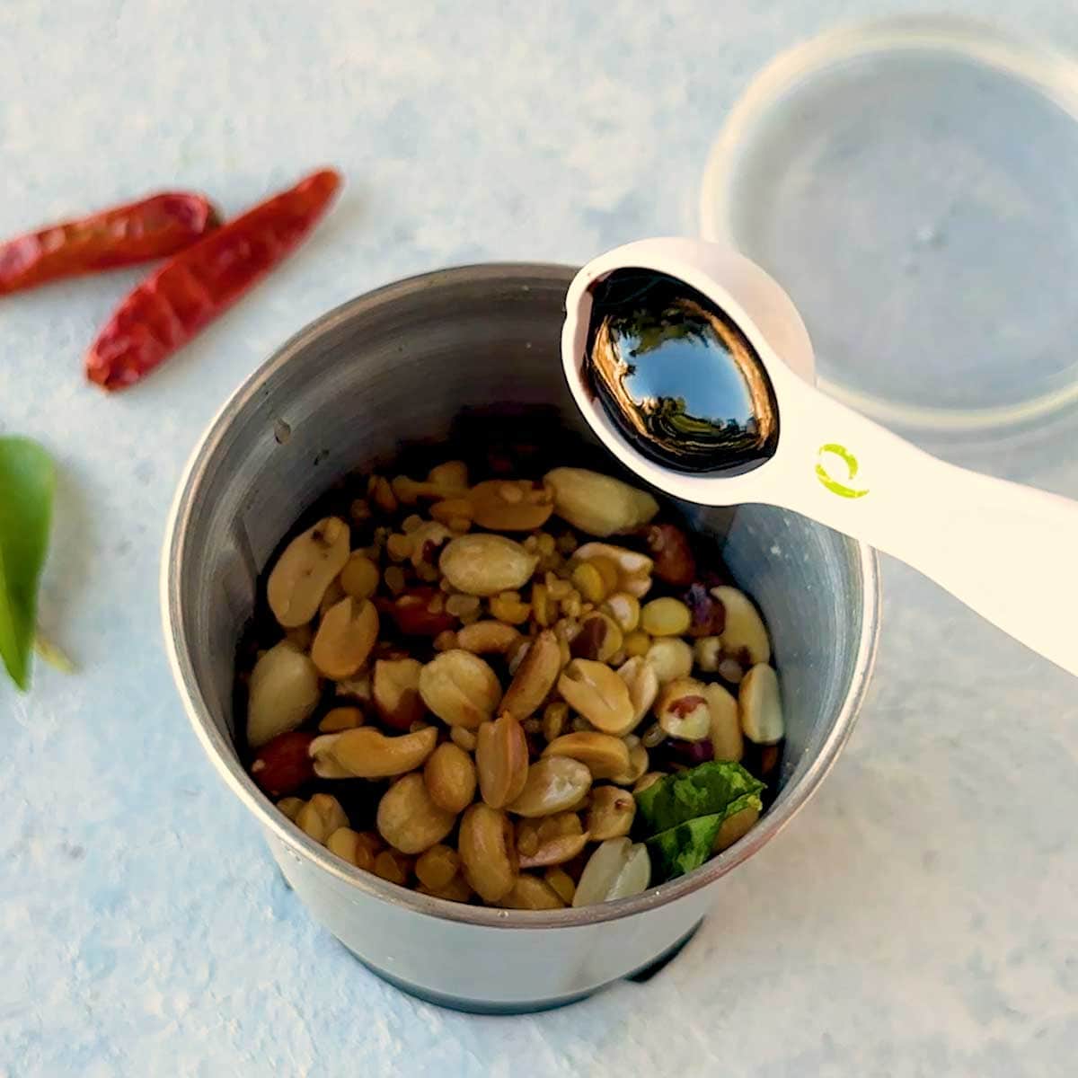 Peanut Chutney - Piping Pot Curry