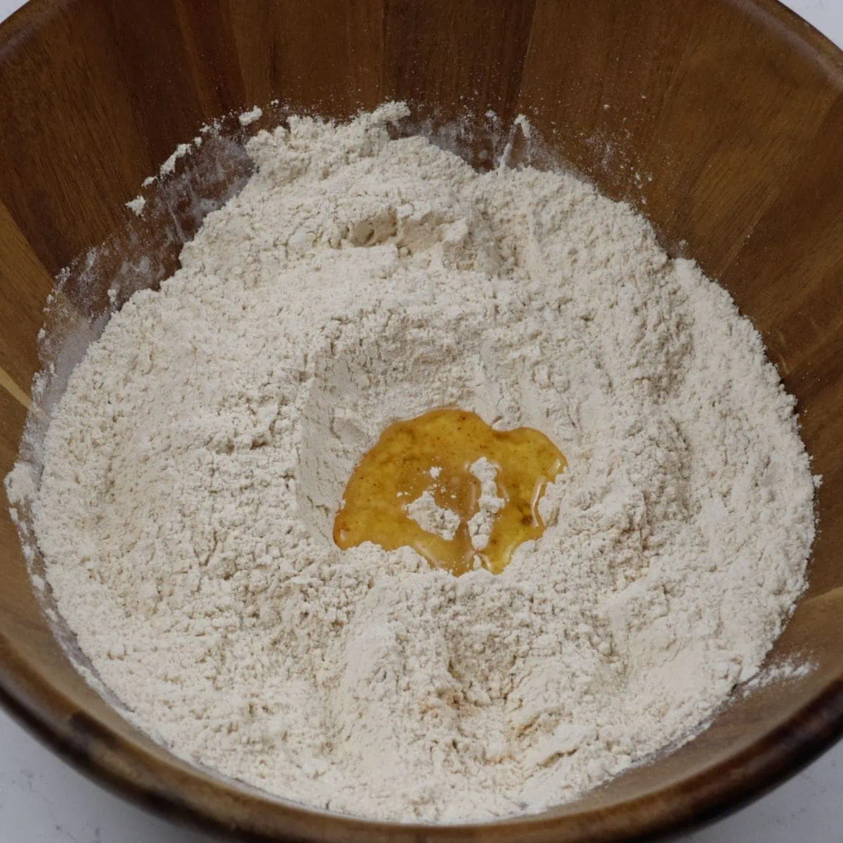 Add oil to the dough for methi thepla