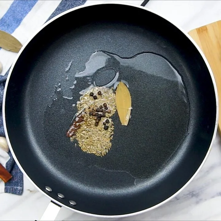add Black Peppercorns to the pan