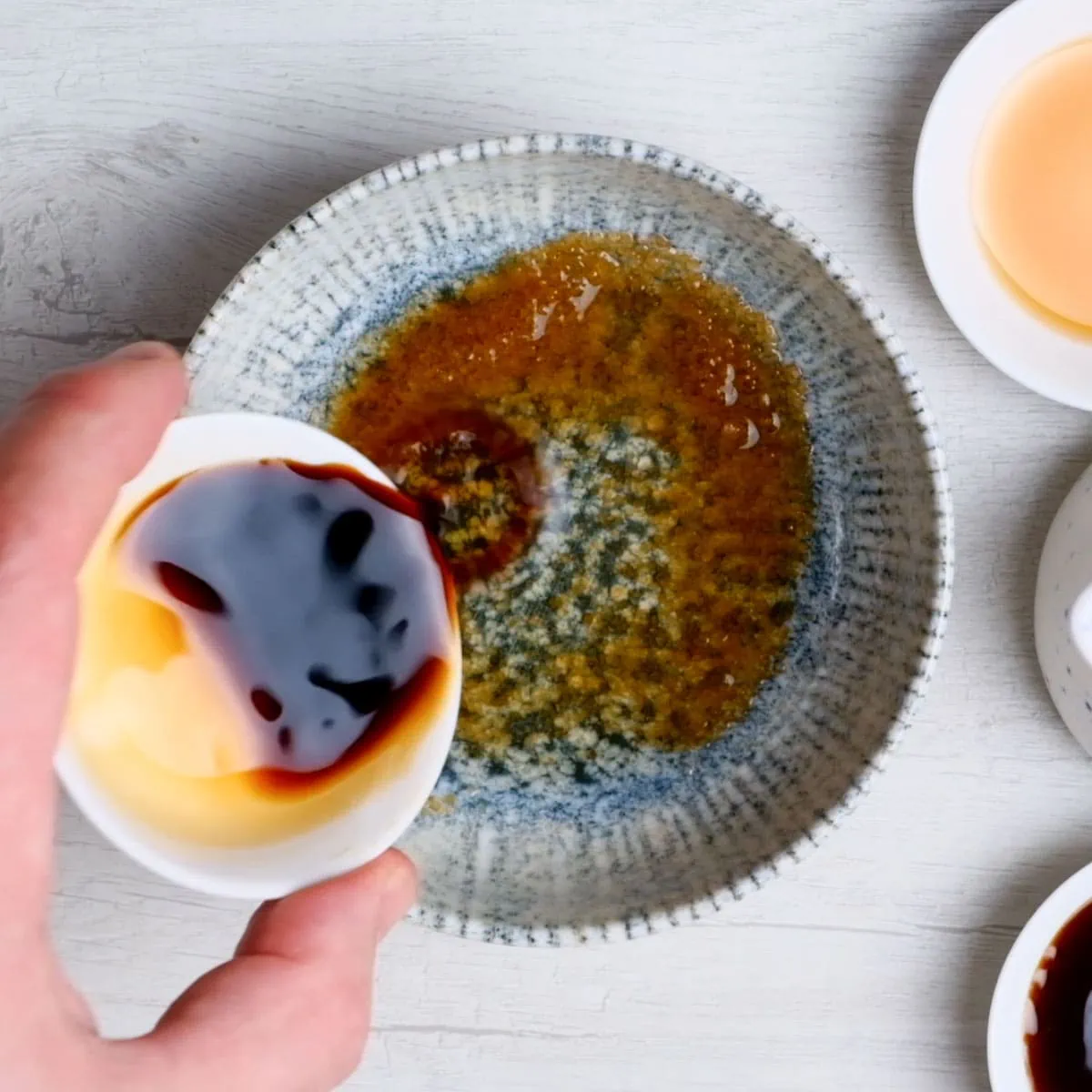 add Dark Soy Sauce with brown sugar