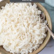 Ninja foodi rice in a bowl