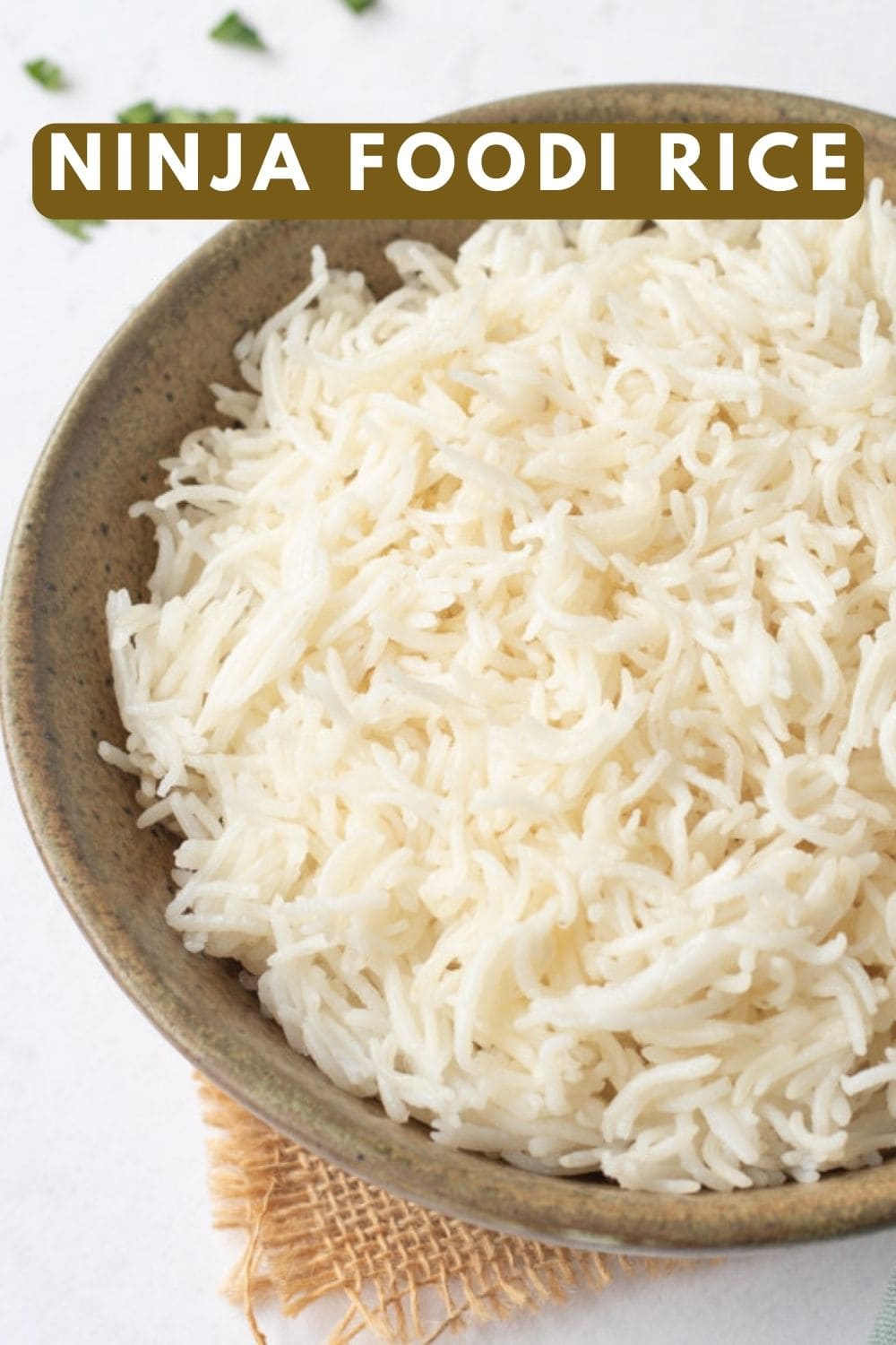 Perfect Ninja Foodi Rice Piping Pot Curry