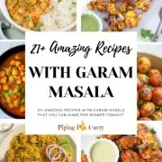 21+ Recipes with Garam Masala