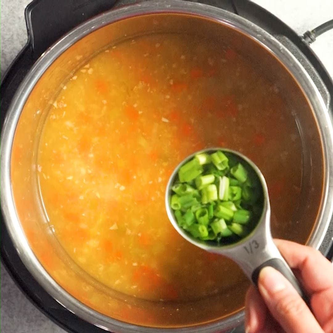 Sweet Corn Soup (Instant Pot & Stovetop) - Piping Pot Curry
