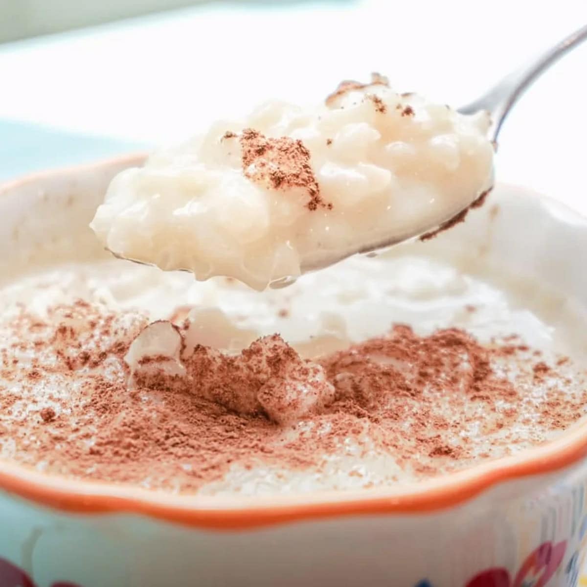 a spoonful of arroz con leche