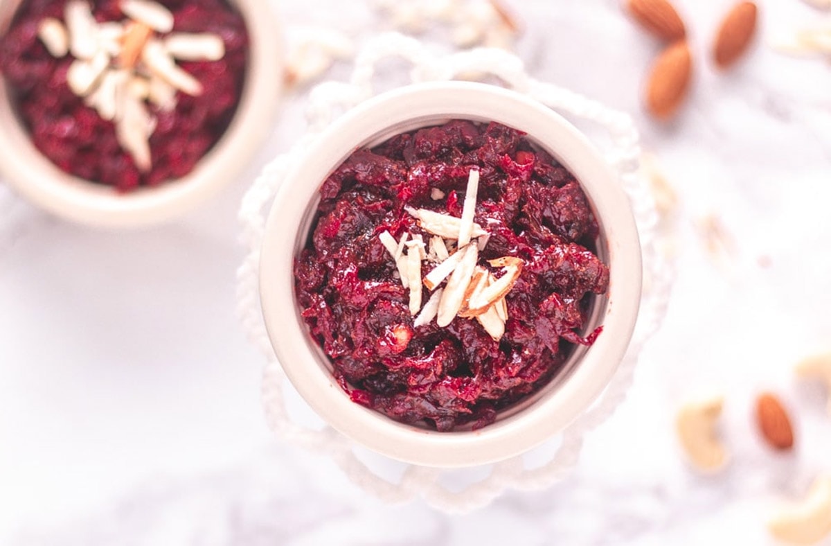 Healthy beet halwa recipe (chukandar ka halwa)