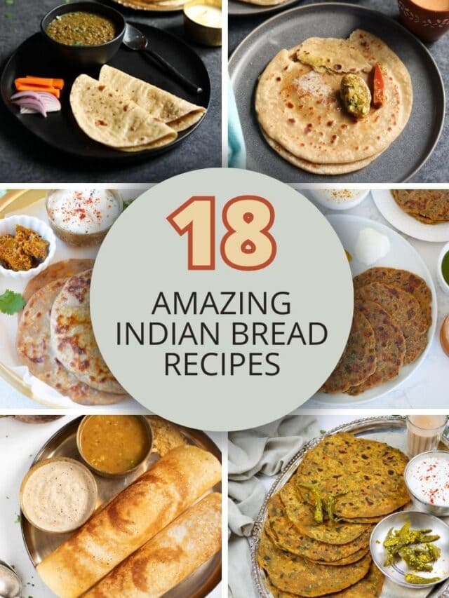18 Amazing Indian Bread Recipes - Piping Pot Curry