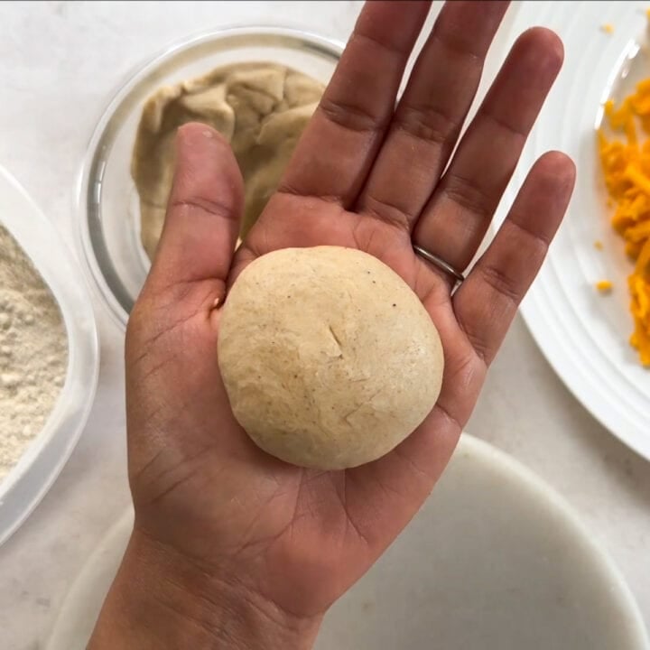 make balls of the dough