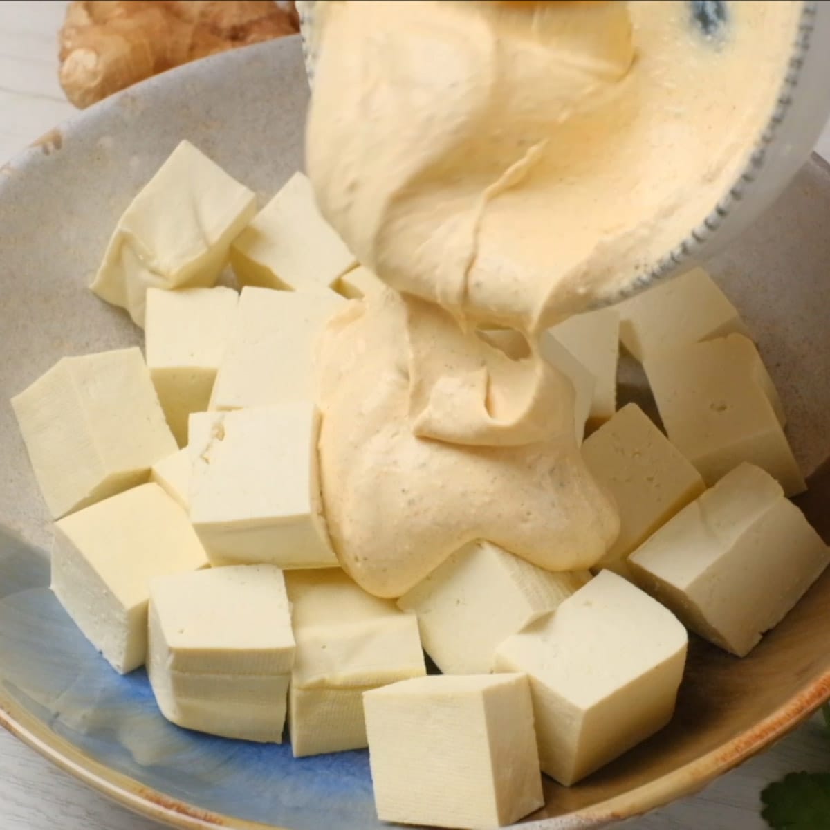 Add mixture to tofu