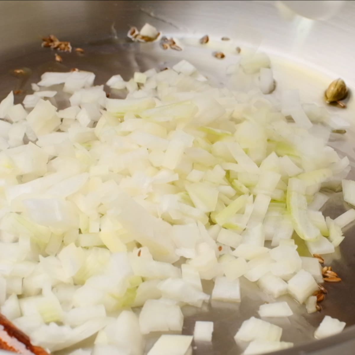 saute onion until translucent