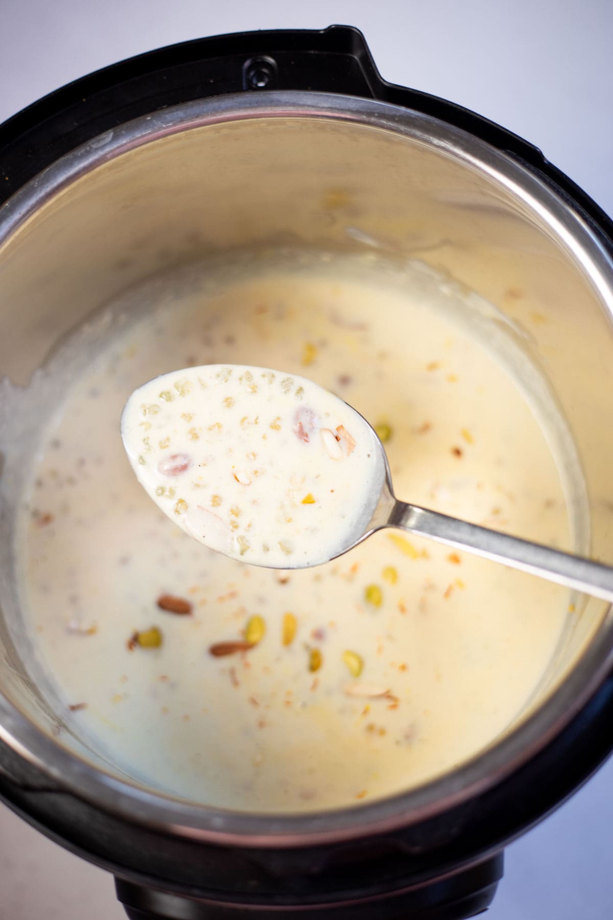 Sabudana kheer made in Instant Pot