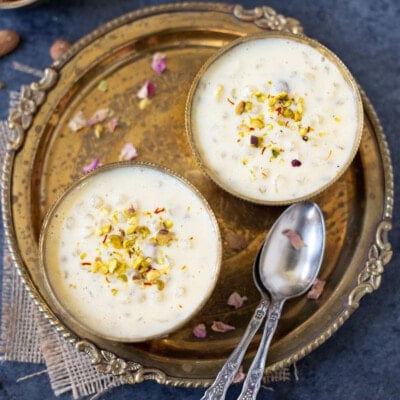 Creamy One-pot Sabudana Kheer (Tapioca Pudding) - Piping Pot Curry