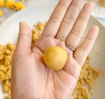 Besan Ladoo  Easy 4 ingredient Recipe  - 98