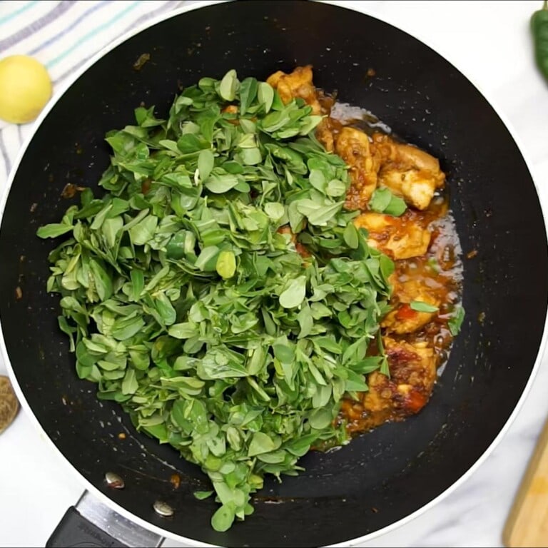 Methi Chicken (Murgh Methi) Piping Pot Curry