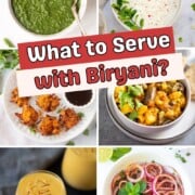 15 best side dishes to serve with biryani collage.
