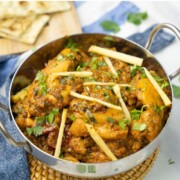 Achari Chicken in a pot