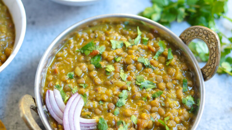 Whole Masoor Dal Recipe Brown Lentils Curry