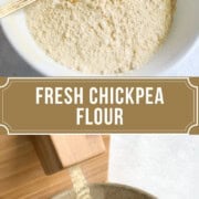 Making Chickpea flour