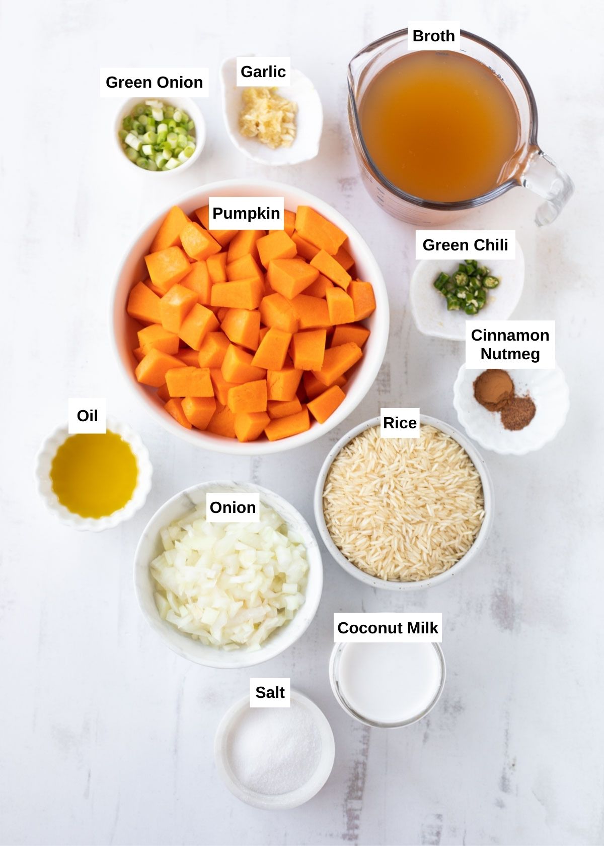 pumpkin rice ingredients