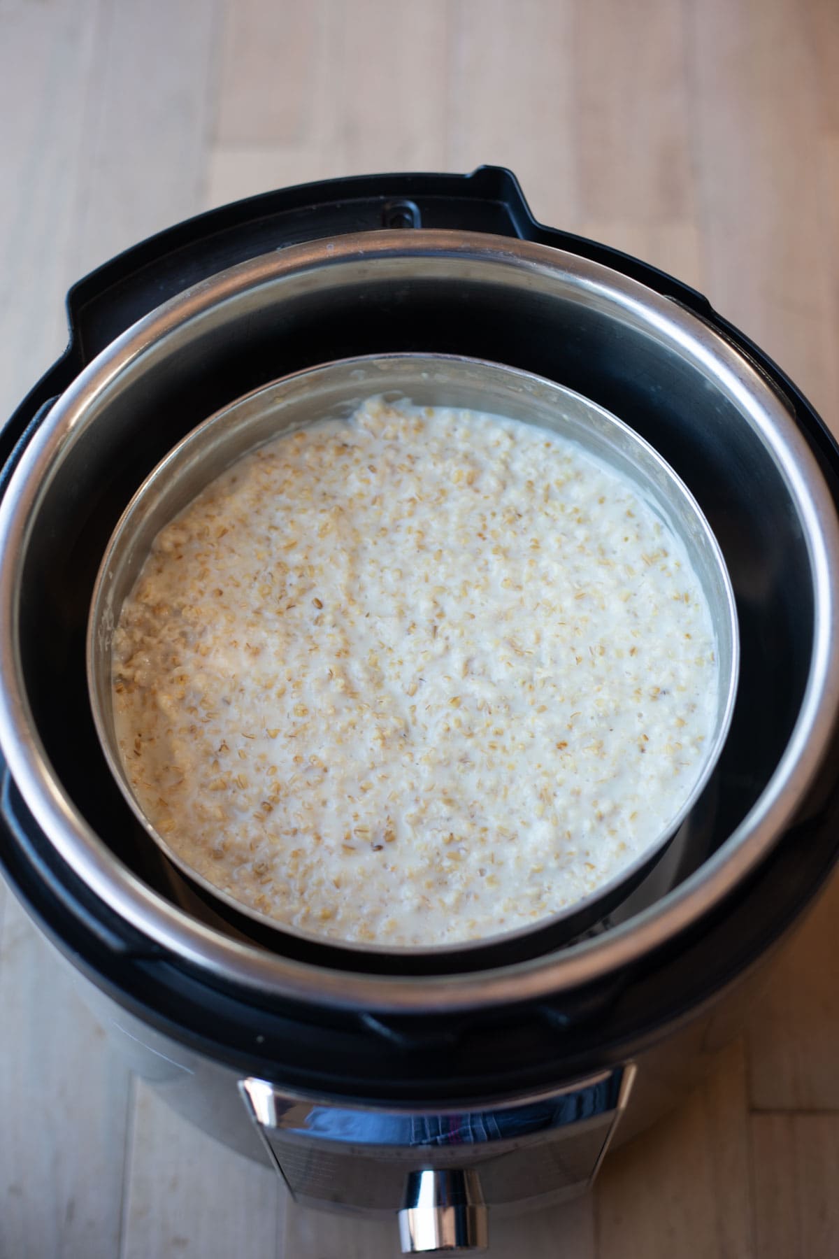 cooked oats in instant pot