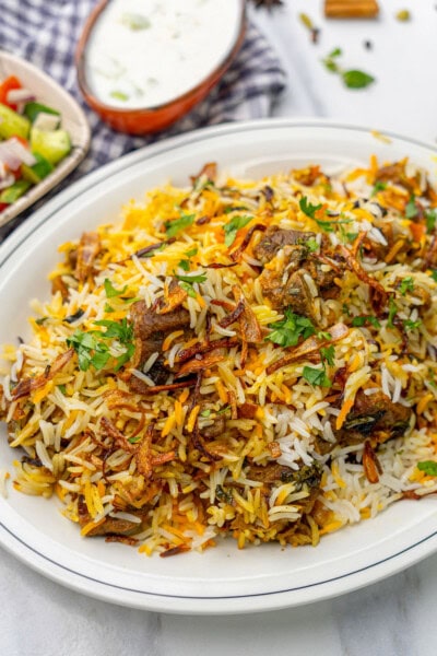 Mutton Biryani - Piping Pot Curry