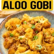 restaurant style aloo gobi