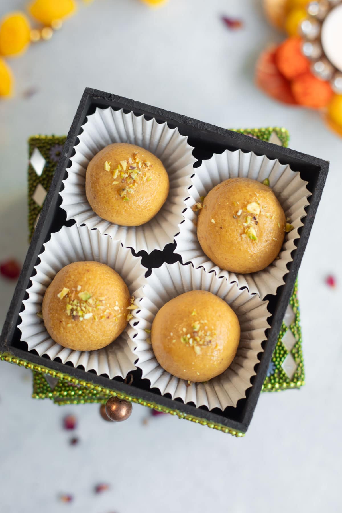 Besan Ladoo  Easy 4 ingredient Recipe  - 99