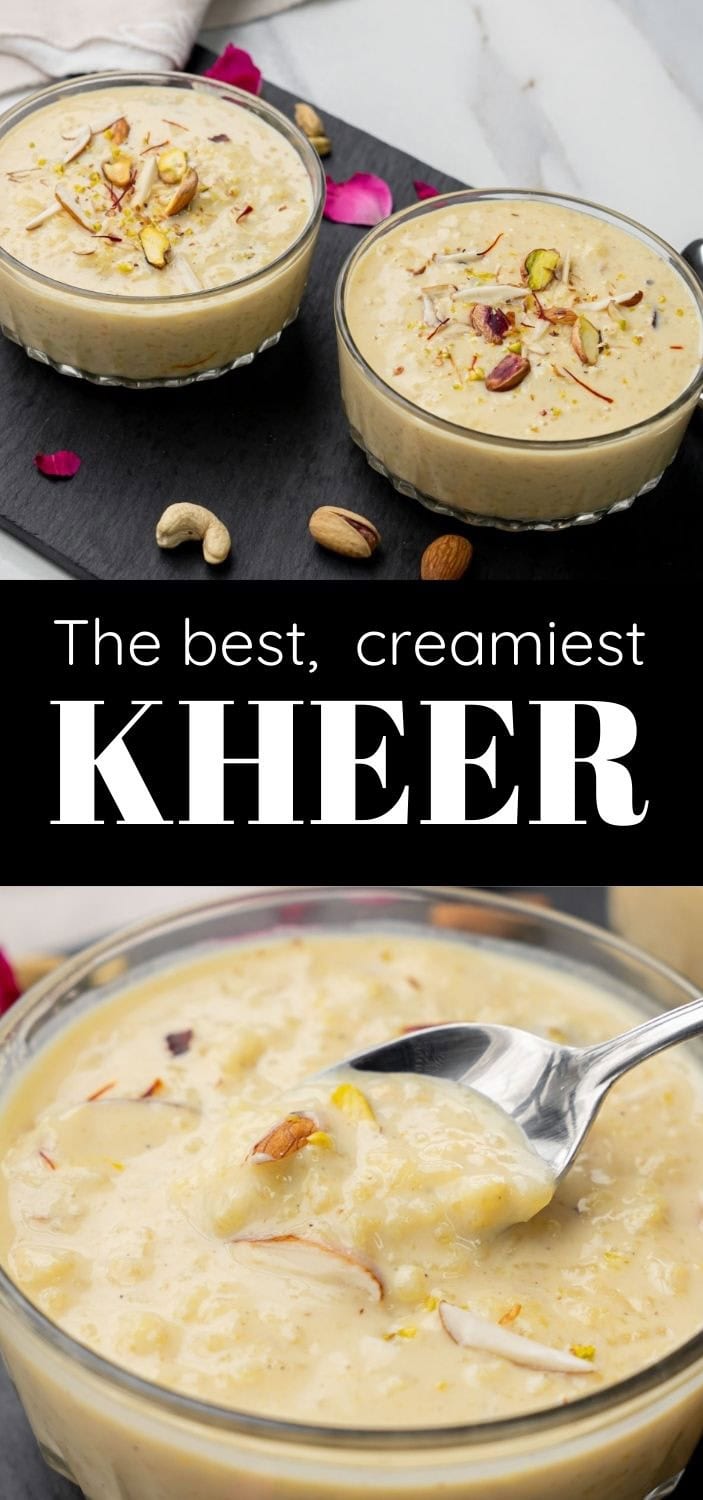 Kheer (Authentic Indian Rice Pudding) - Piping Pot Curry