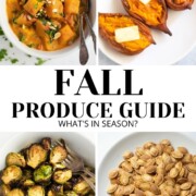 Seasonal Produce: Fall Fruits & Vegetables