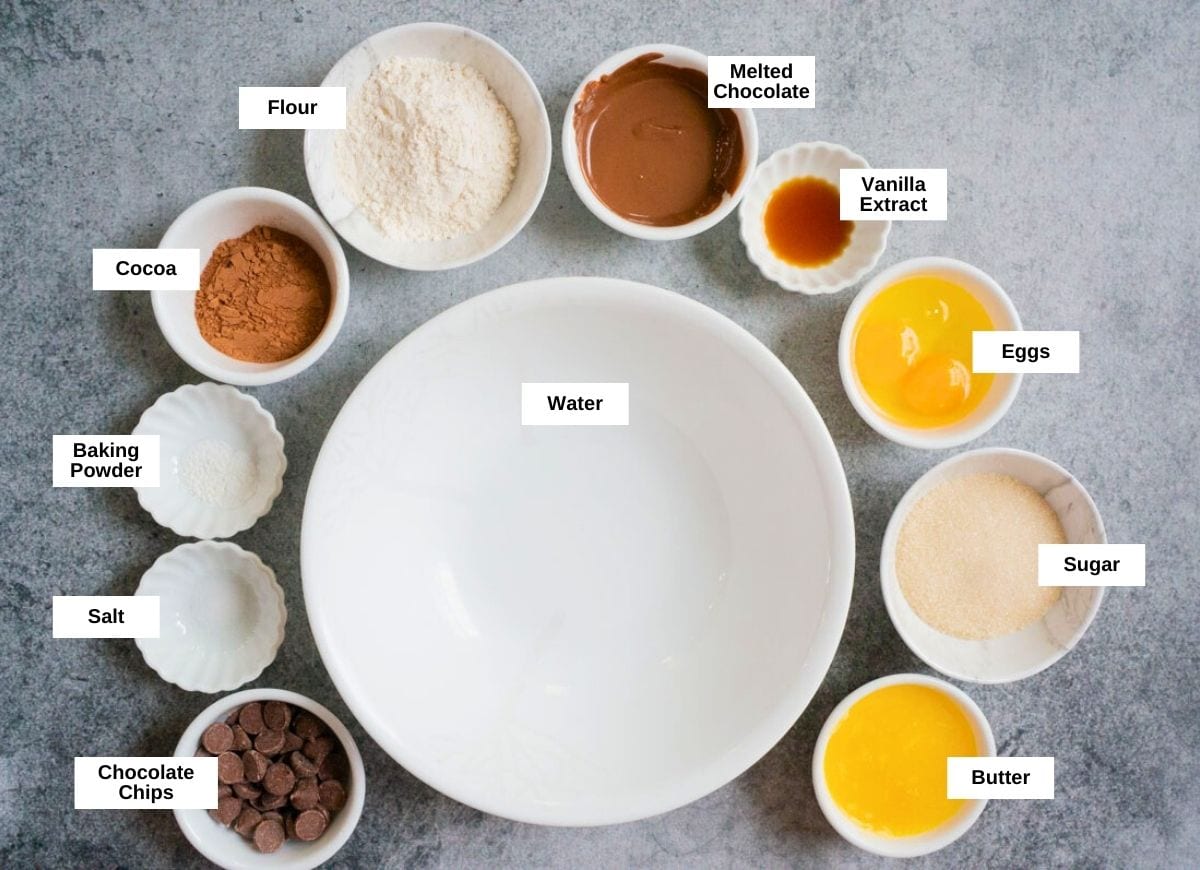 Instant pot brownies ingredients