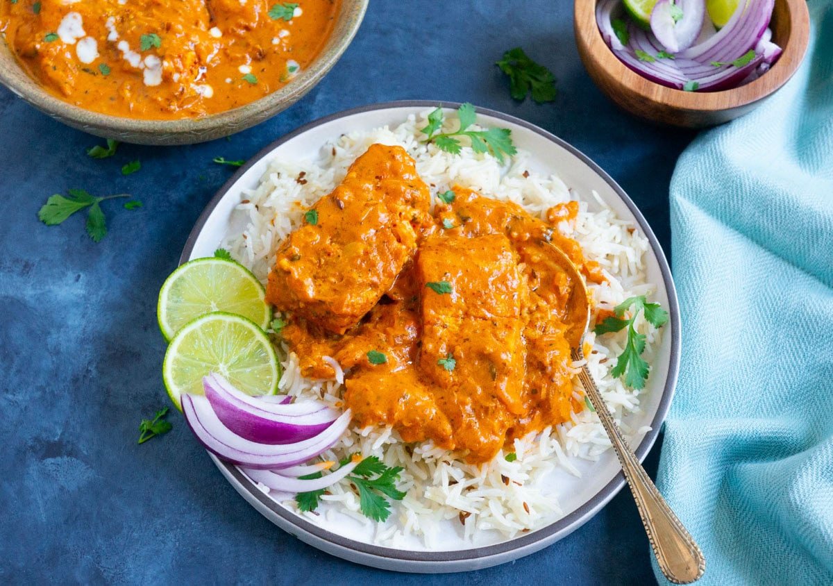 Salmon Tikka Masala (Instant Pot & Stovetop)