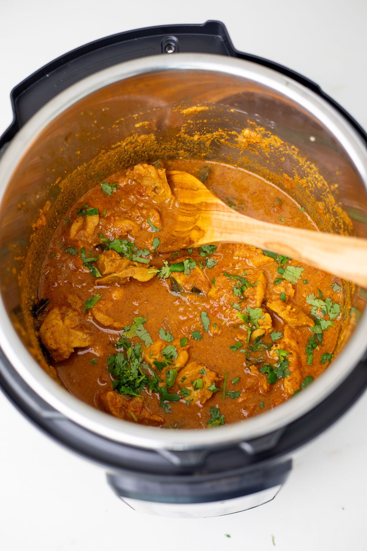 Chicken chettinad cooked in instant pot