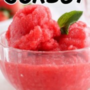 Strawberry Sorbet