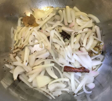 saute onion in instant pot to cook beet pulao