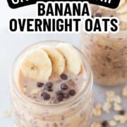 Chocolate Chip Banana Overnight Oats