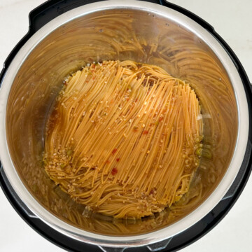 garlic noodles cooked in instant pot