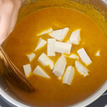Add paneer in the instant pot