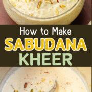 Sabudana Kheer in a bowl