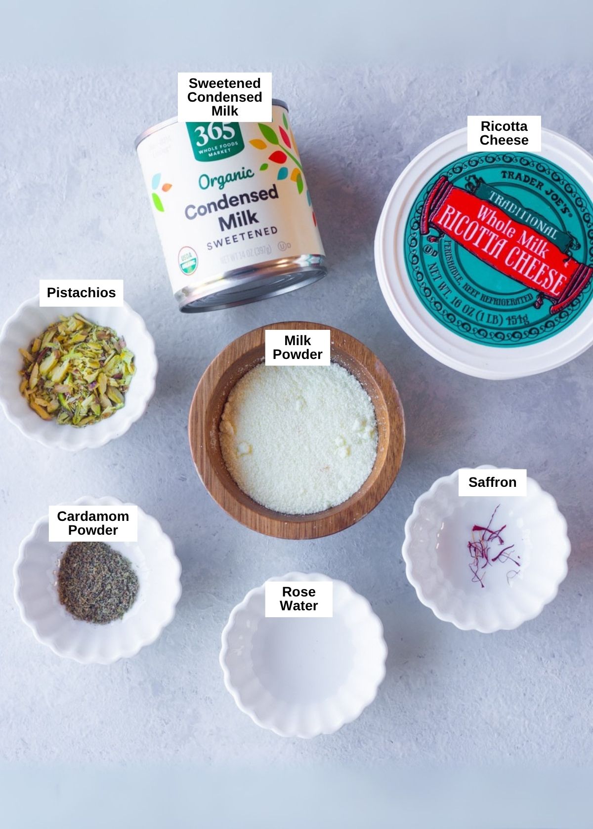 Kalakand Ingredients