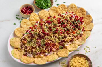 Ready to serve chaat platter